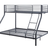 Stapelbed 'Trio' metaal140/90x200 Donkergrijs