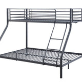 Stapelbed 'Trio' metaal140/90x200 Donkergrijs