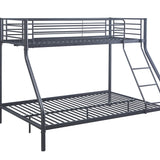 Stapelbed 'Trio' metaal140/90x200 Donkergrijs