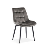 Stoel 'Juta' Fluweel Taupe