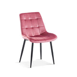 Stoel 'Juta' Fluweel Roze