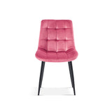 Stoel 'Juta' Fluweel Roze