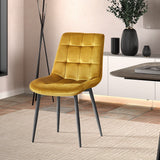 Stoel 'Juta' Fluweel Goud