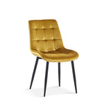 Stoel 'Juta' Fluweel Goud