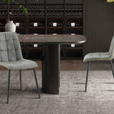 Set van 4 stoelen 'Furas' Vintage PU Grijs