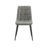 Set van 4 stoelen 'Furas' Vintage PU Grijs