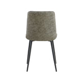 Set van 4 stoelen 'Furas' Vintage PU Grijs