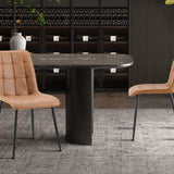 Set van 4 stoelen 'Furas' Vintage PU Cognac