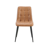 Set van 4 stoelen 'Furas' Vintage PU Cognac