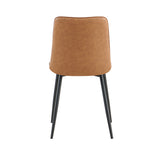 Set van 4 stoelen 'Furas' Vintage PU Cognac