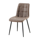 Set van 4 stoelen 'Furas' Vintage PU Bruin