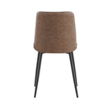 Set van 4 stoelen 'Furas' Vintage PU Bruin