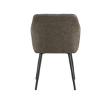 Stoel 'Peron' Micro fiber PU Grijs