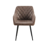 Stoel 'Peron' Micro fiber PU Bruin