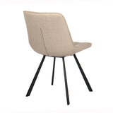 Stoel 'Ariba' Stof Ote Montego 178 Beige/Lichtgrijs