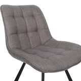 Stoel 'Ariba' Stof Ote Montego 466 Grijs