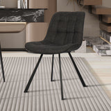 Stoel 'Ariba' Stof Ote Montego 460 Donkergrijs