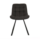 Stoel 'Ariba' Stof Ote Montego 460 Donkergrijs