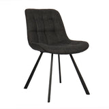 Stoel 'Ariba' Stof Ote Montego 460 Donkergrijs