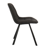 Stoel 'Ariba' Stof Ote Montego 460 Donkergrijs