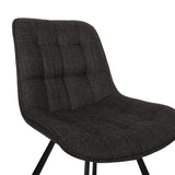 Stoel 'Ariba' Stof Ote Montego 460 Donkergrijs