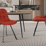 Stoel 'Ariba' Stof Ote Montego 253 Rood