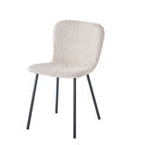 Stoel 'Susan' Bouclé Zand