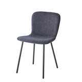 Stoel 'Susan' Bouclé Donkergrijs