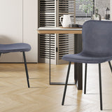 Stoel 'Susan' PU Donkergrijs