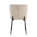 Stoel 'Lisa' Bouclé Beige