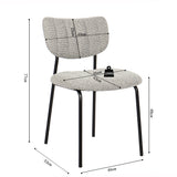 Stoel 'Antura' Stof Ote Lisa 453 Lichtgrijs