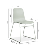 Stoel 'Marie' PP Grijs-Groen