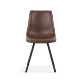 Stoel 'Oslo' PU Bruin