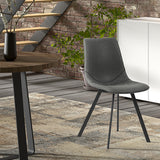 Stoel 'Oslo' PU Zwart