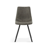 Stoel 'Oslo' PU Grijs