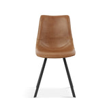 Stoel 'Oslo' PU Cognac