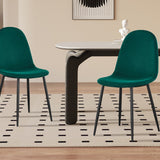 Stoel 'Boy' Fluweel Groen