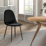 Stoel 'Boy' Fluweel Zwart