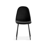 Stoel 'Boy' Fluweel Zwart