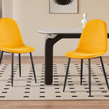 Stoel 'Boy' Fluweel Geel