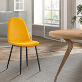 Stoel 'Boy' Fluweel Geel