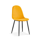 Stoel 'Boy' Fluweel Geel