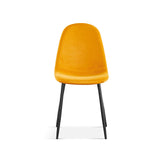 Stoel 'Boy' Fluweel Geel