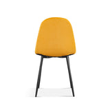 Stoel 'Boy' Fluweel Geel