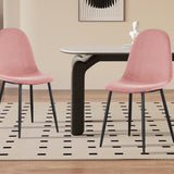 Stoel 'Boy' Fluweel Roze