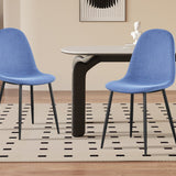 Stoel 'Boy' Fluweel Lichtblauw