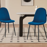 Stoel 'Boy' Fluweel Donkerblauw