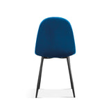 Stoel 'Boy' Fluweel Donkerblauw