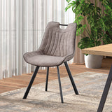 Stoel 'Pablo' Micro fiber PU Grijs