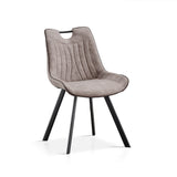 Stoel 'Pablo' Micro fiber PU Grijs